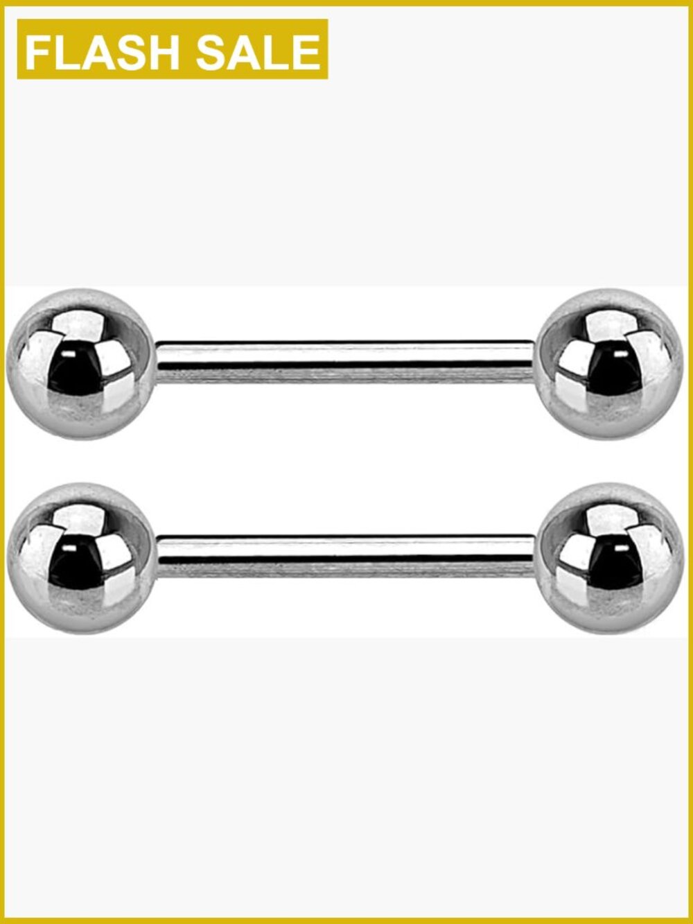 G23 Titanium Internally Threaded Barbells - Pair For Piercings